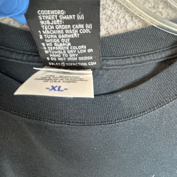 Vintage Fort Sill Oklahoma United States Army Faded Black T-Shirt Size XL Anvil - Picture 3 of 3